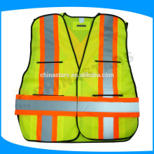 Gilet d&#39;avertissement réfléchissant, gilet rouge, gilet de sécurité réfléchissant